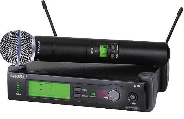 Micro UHF Shure Beta 58a sans-fil